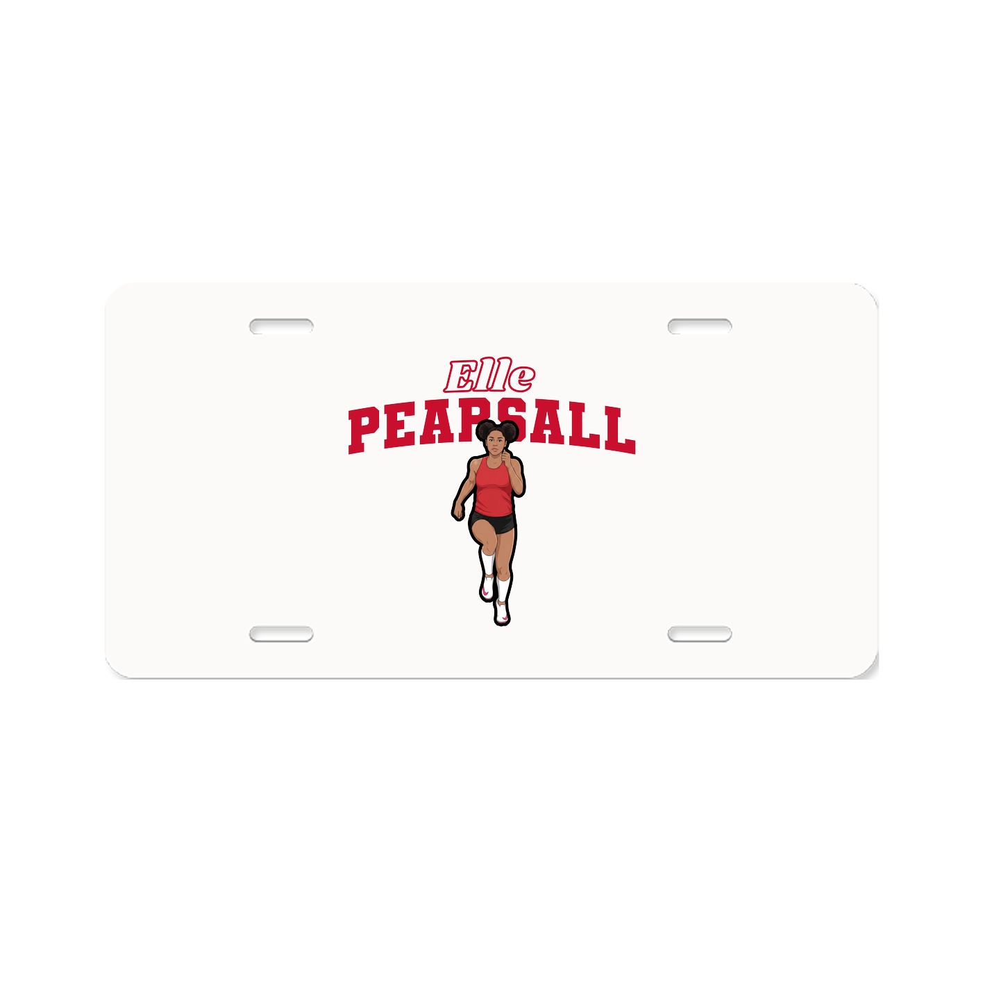 License Plate — Name Arch in Classic