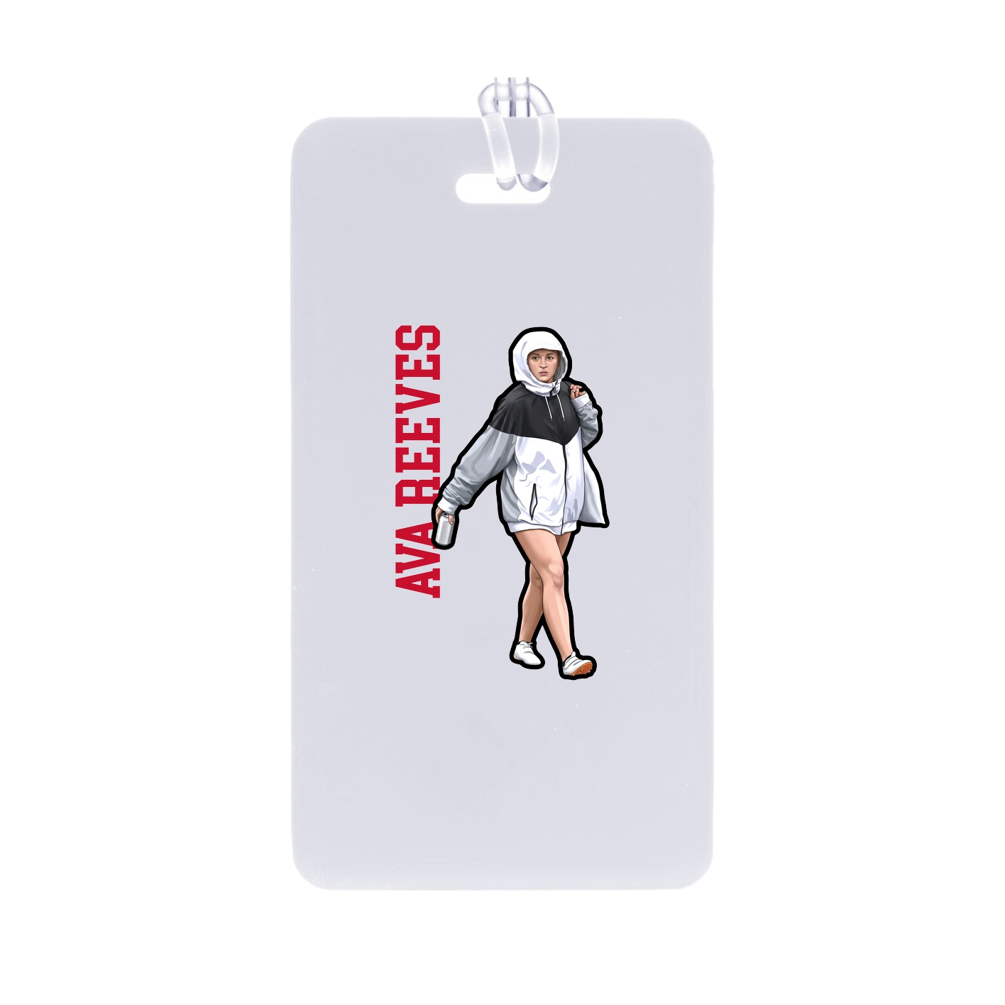 Bag Tag — Name Vertical in Classic
