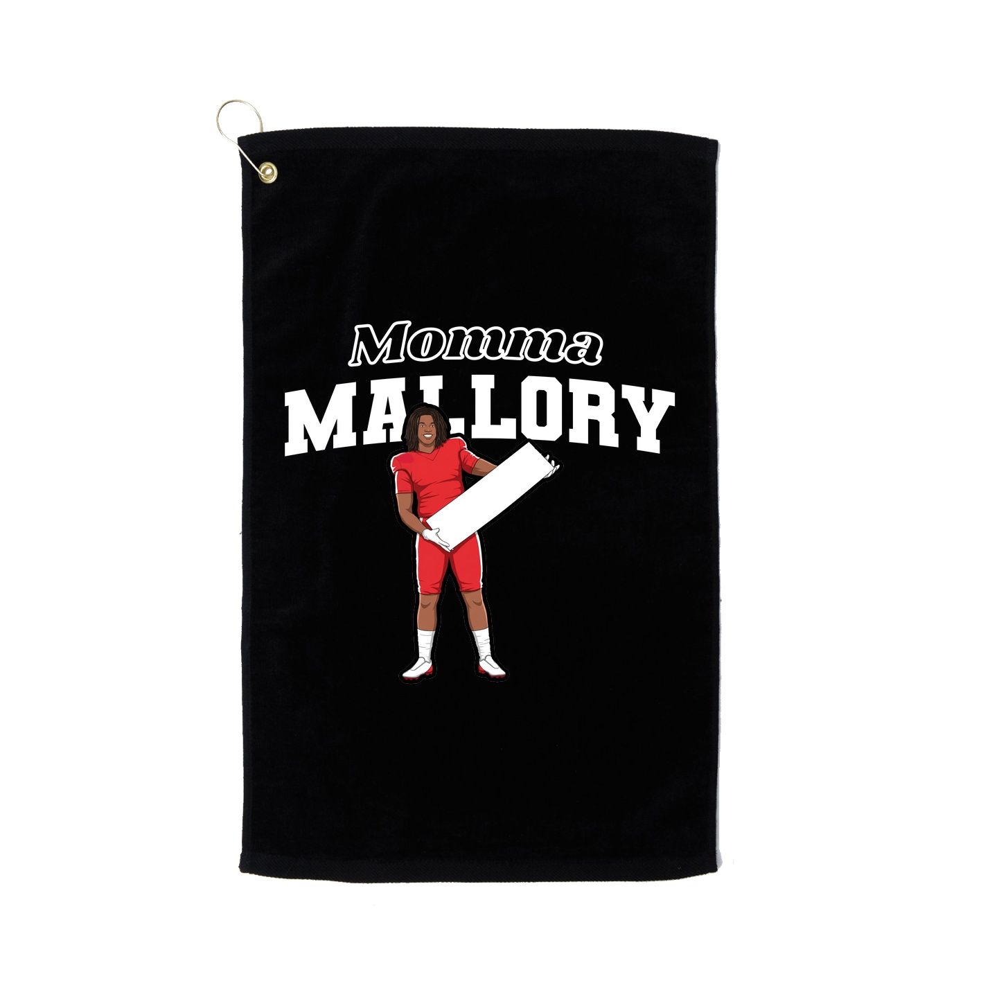 Golf Towel — Mothers Day Block in Black
