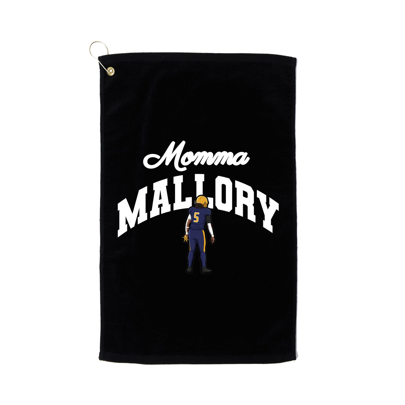 Golf Towel — Mothers Day Arch in Black