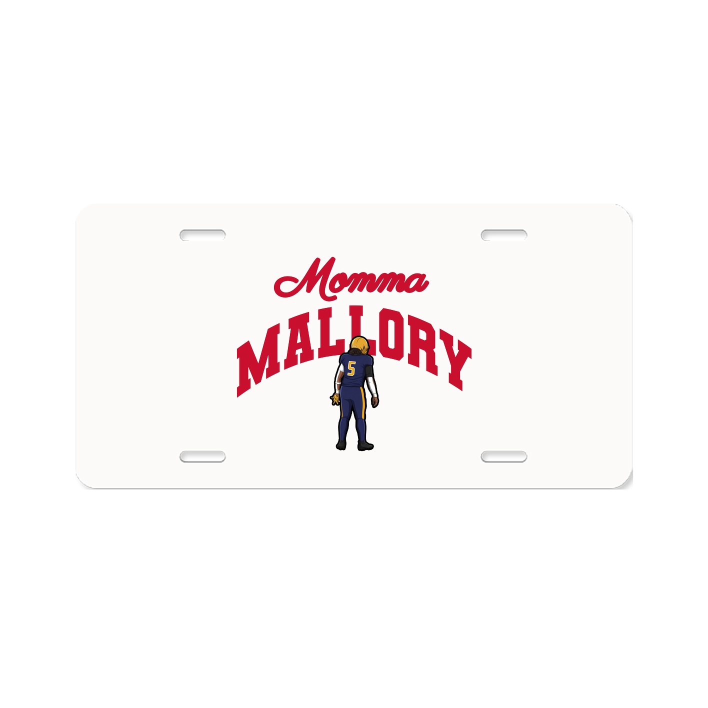 License Plate — Mothers Day Arch in Classic