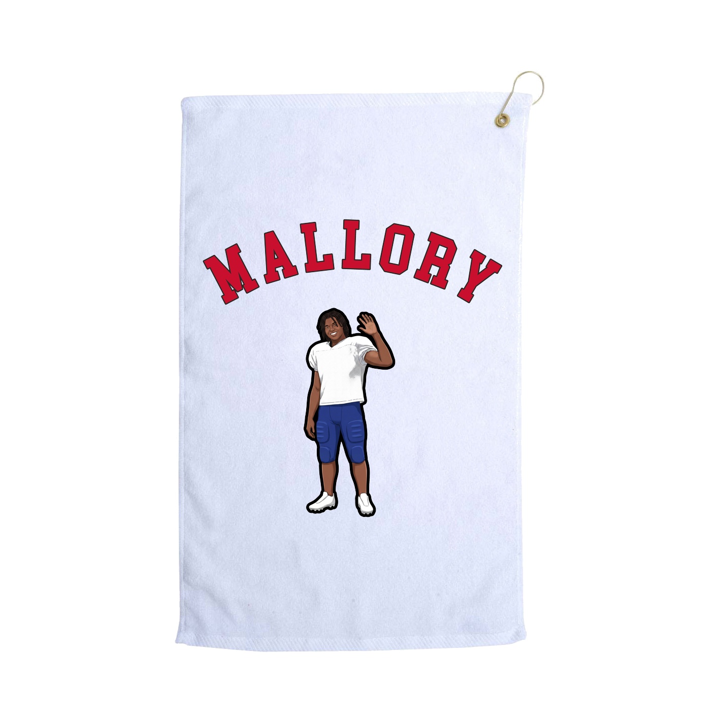Golf Towel — Shirsey Arch in White