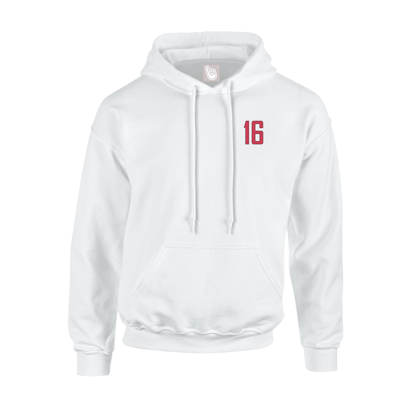 Youth Hoodie — Front Shirsy in White