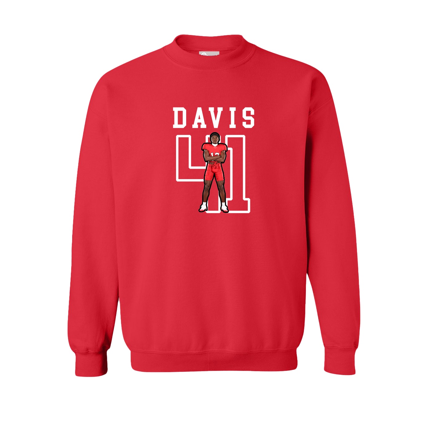 Fleece Crew — Shirsey in Red