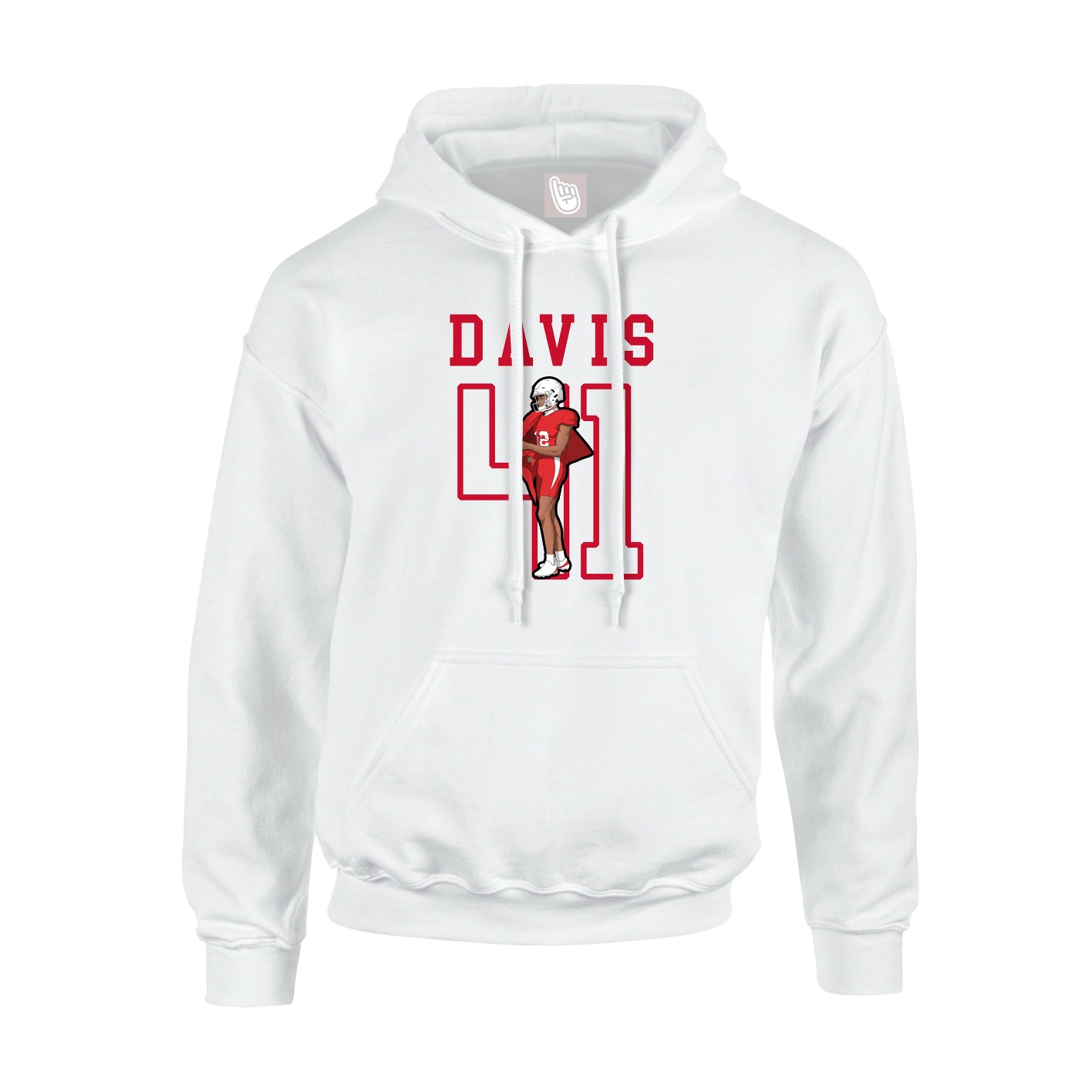 Hoodie — Shirsey in White