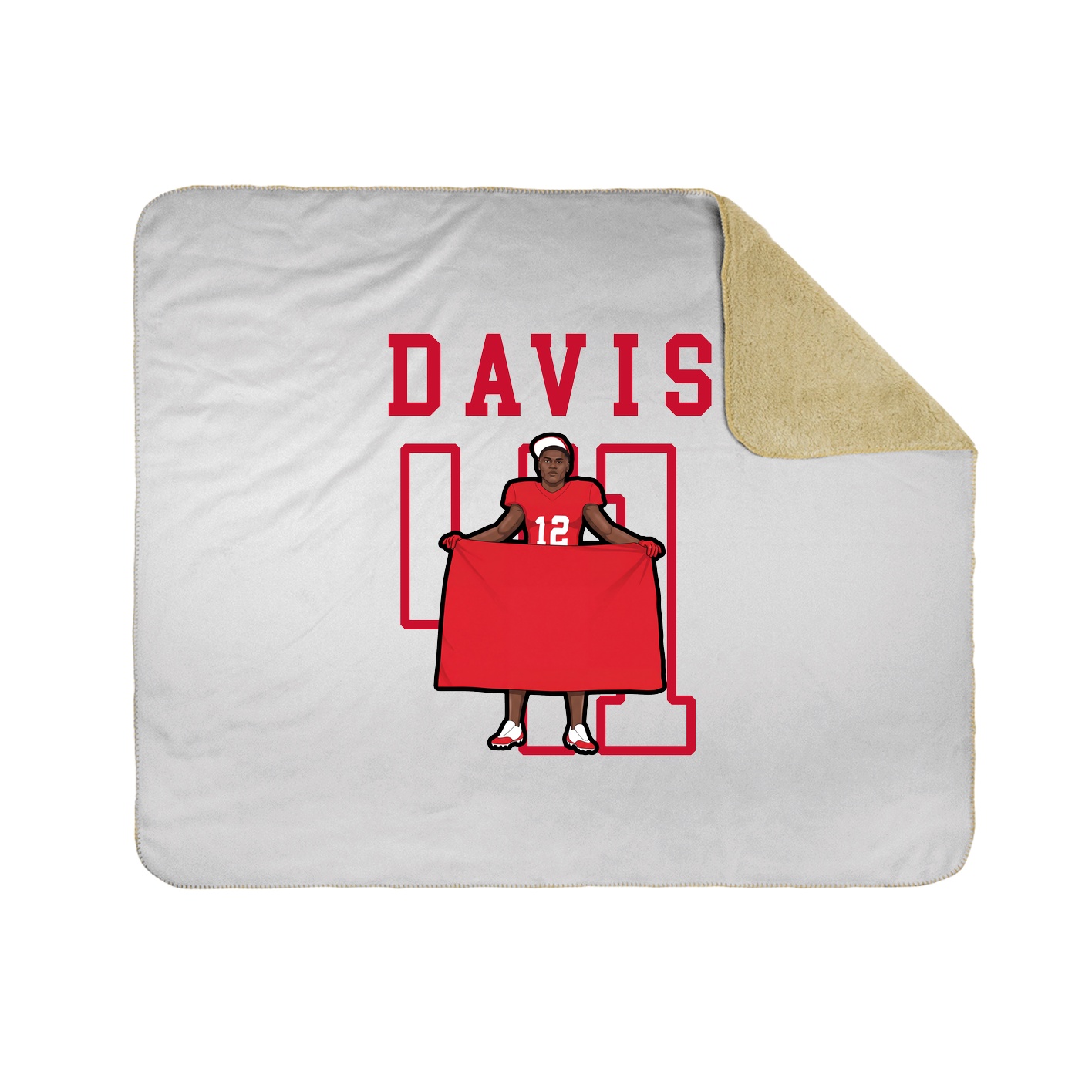 Throw Blanket — Shirsey in White