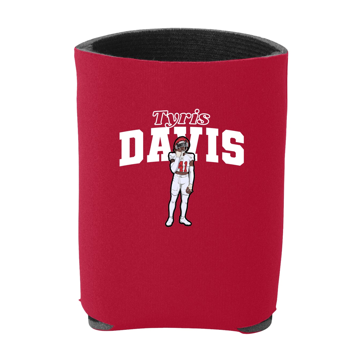 Can Holder — Name Arch in Red