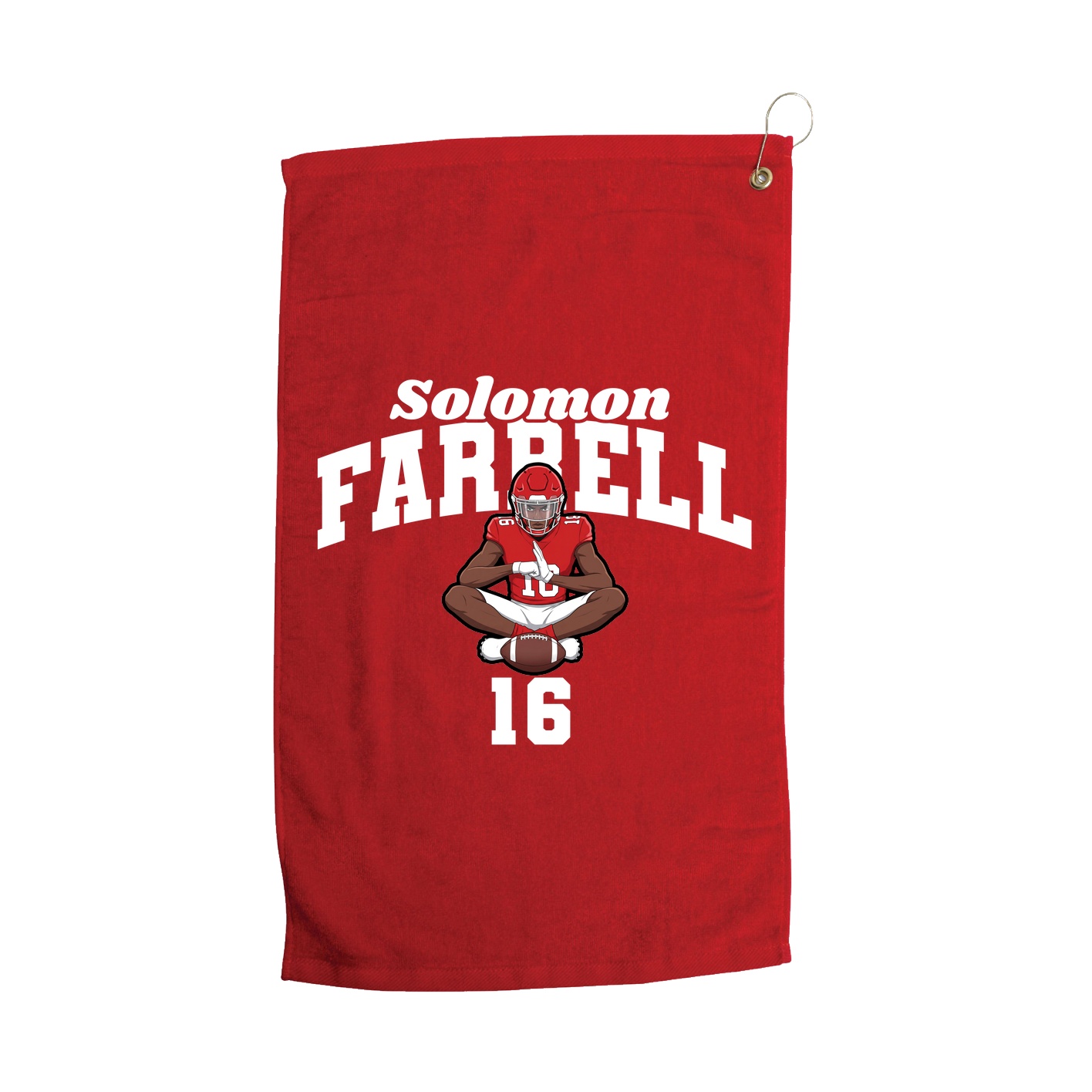Golf Towel — Signature Arch in Red