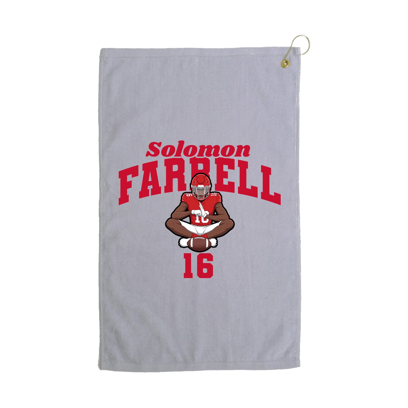 Golf Towel — Signature Arch in Grey