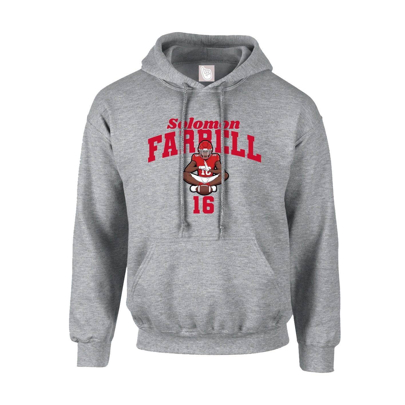 Hoodie — Signature Arch in Grey