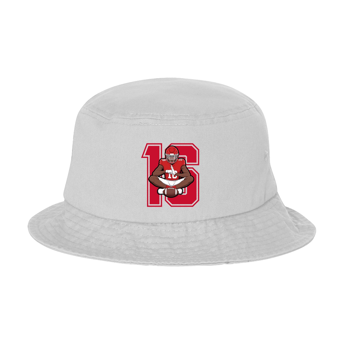 Bucket Cap — Number in White