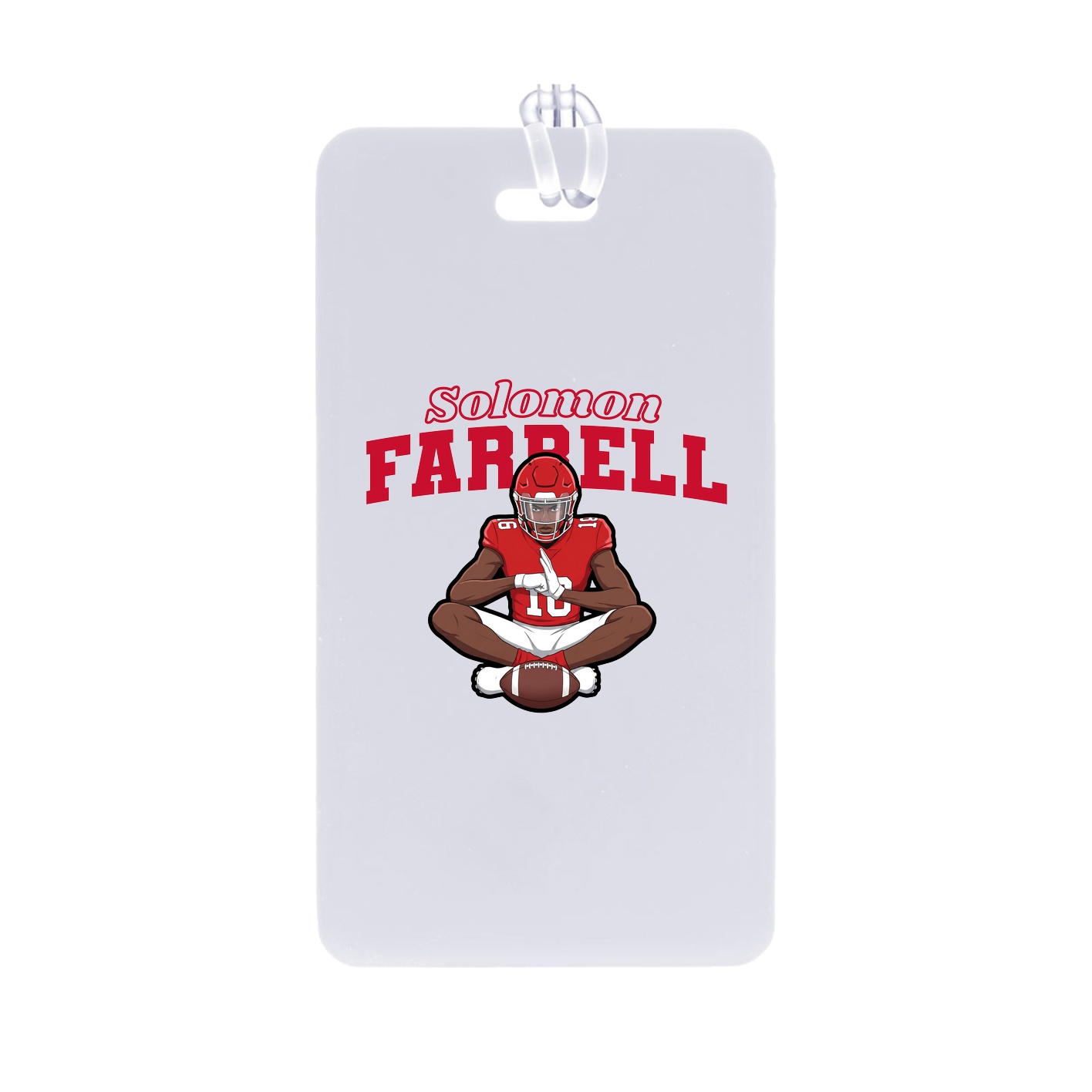 Bag Tag — Name Arch in Classic