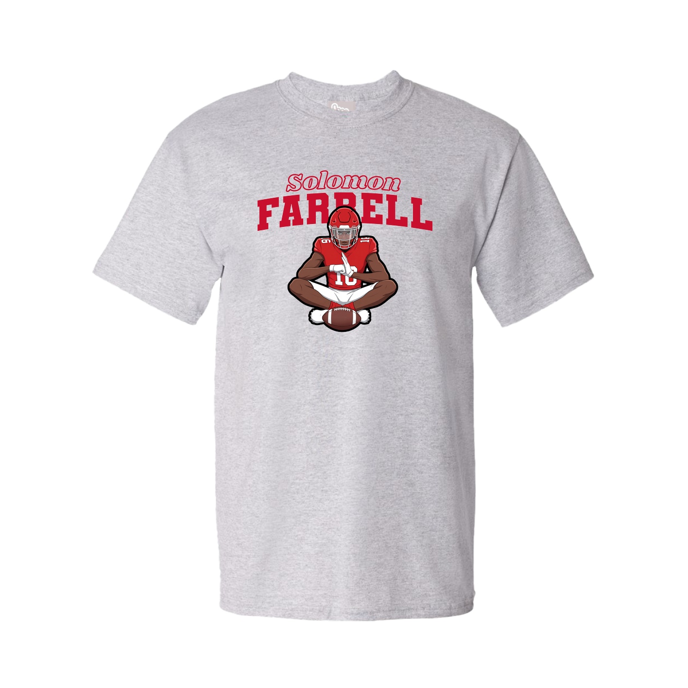 Tee — Name Arch in Grey