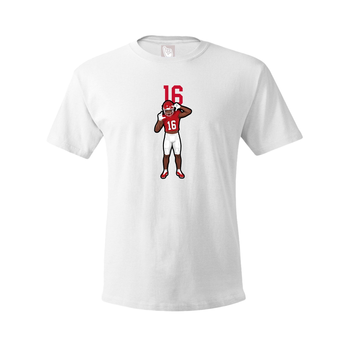 Tee — Number Top in White
