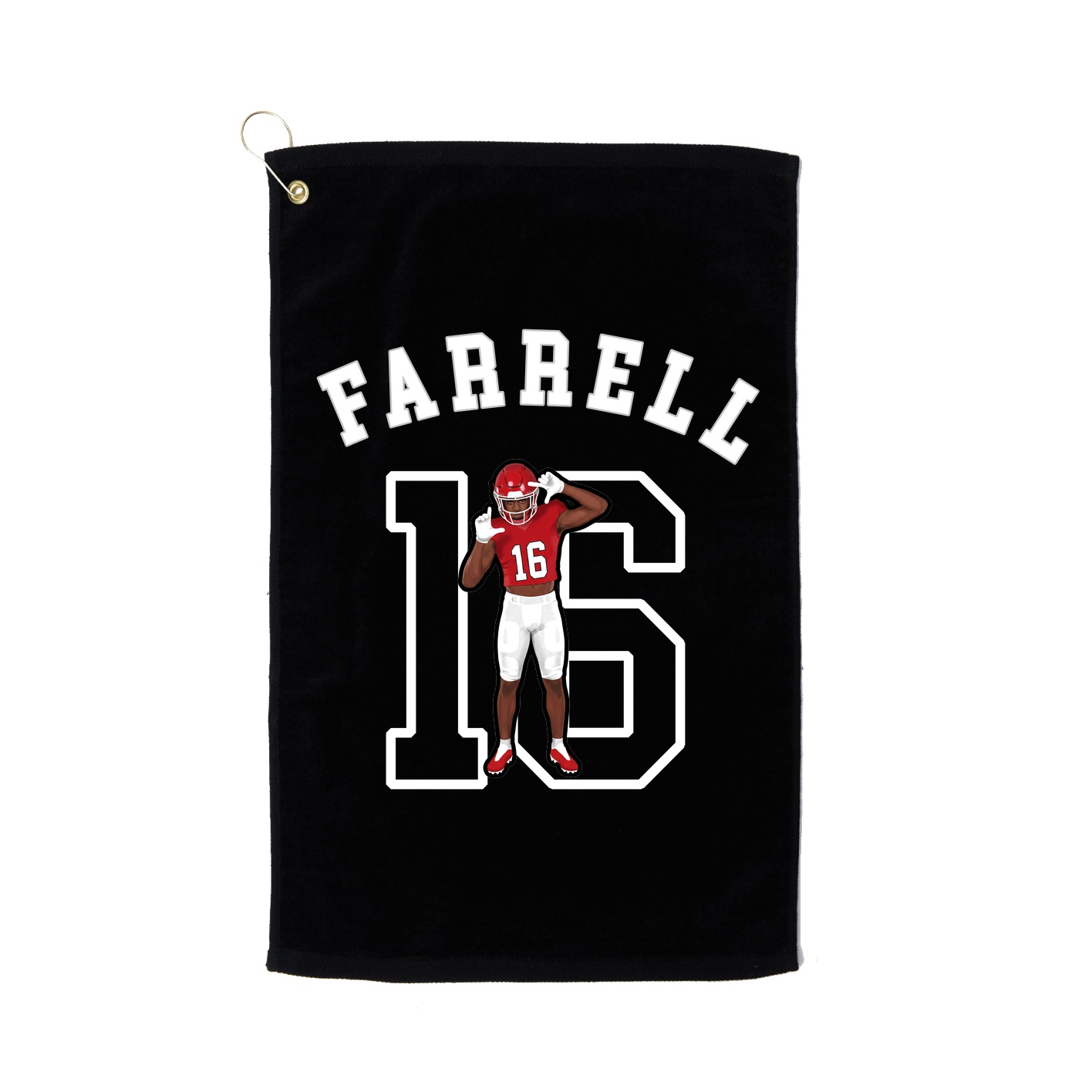 Golf Towel — Shirsey Arch in Black