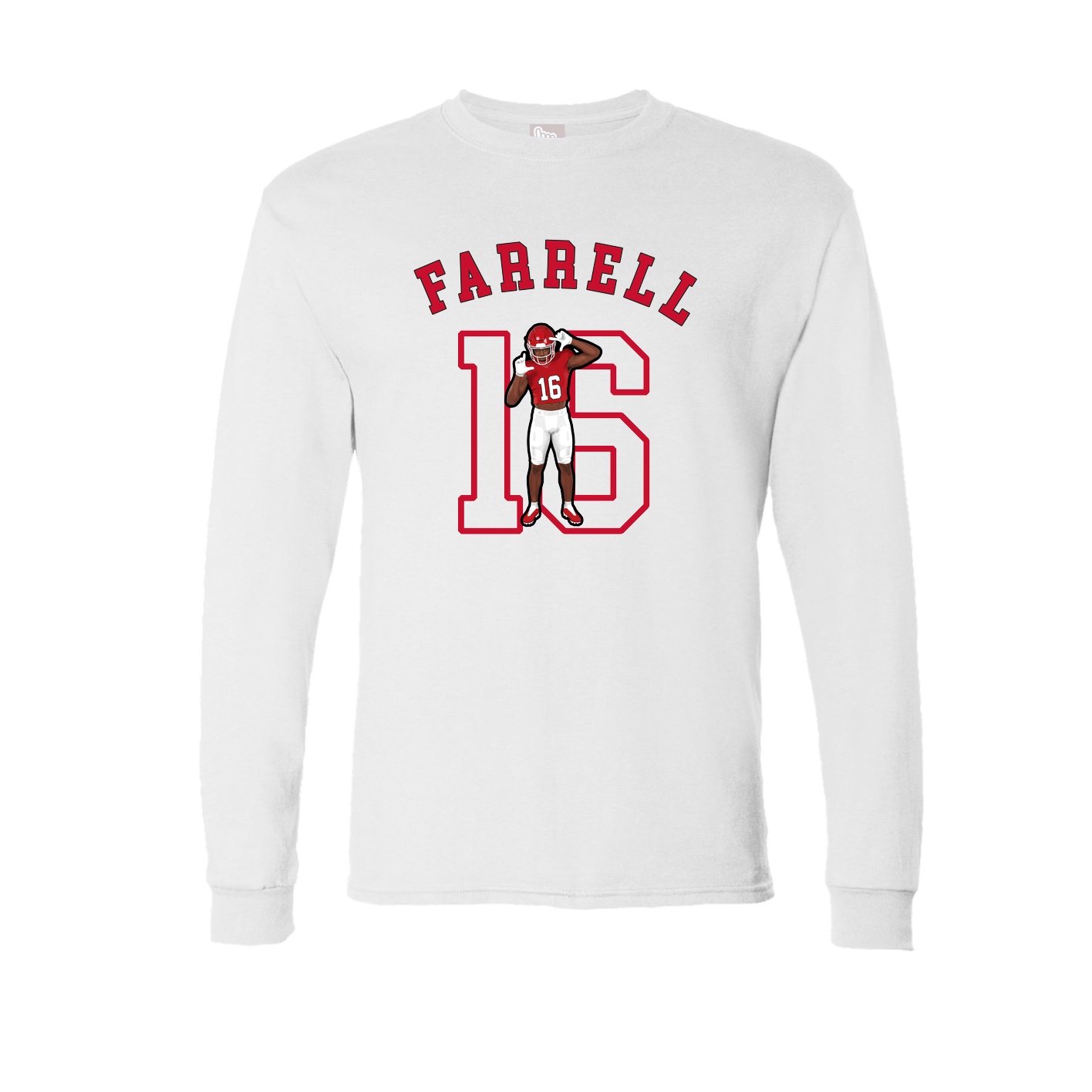 Long Sleeve Tee — Shirsey Arch in White