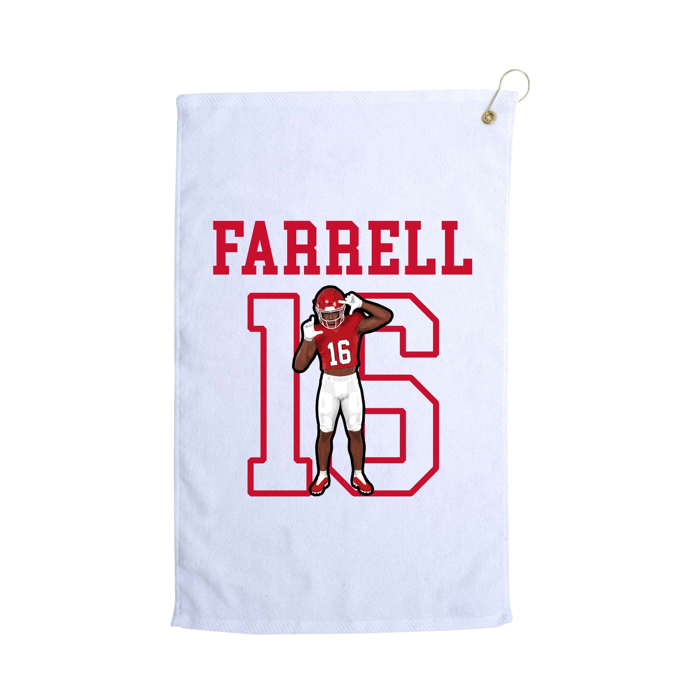 Golf Towel — Shirsey in White