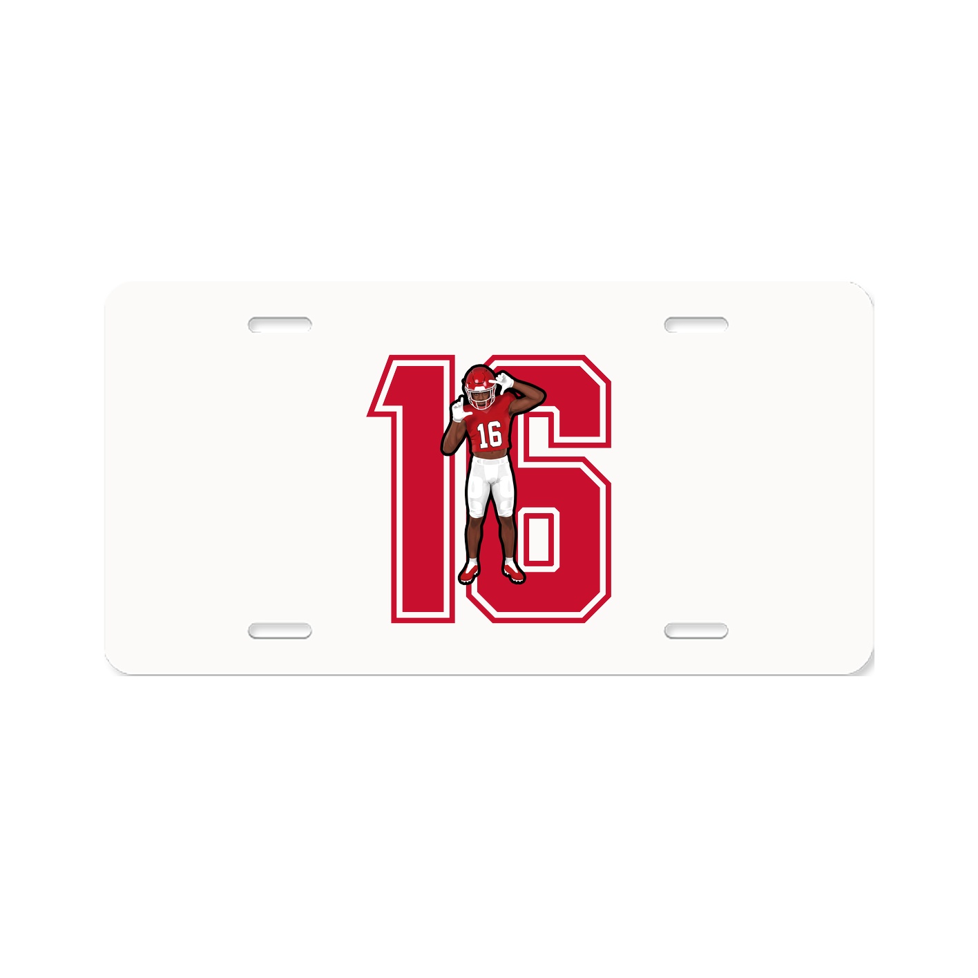 License Plate — Number in Classic