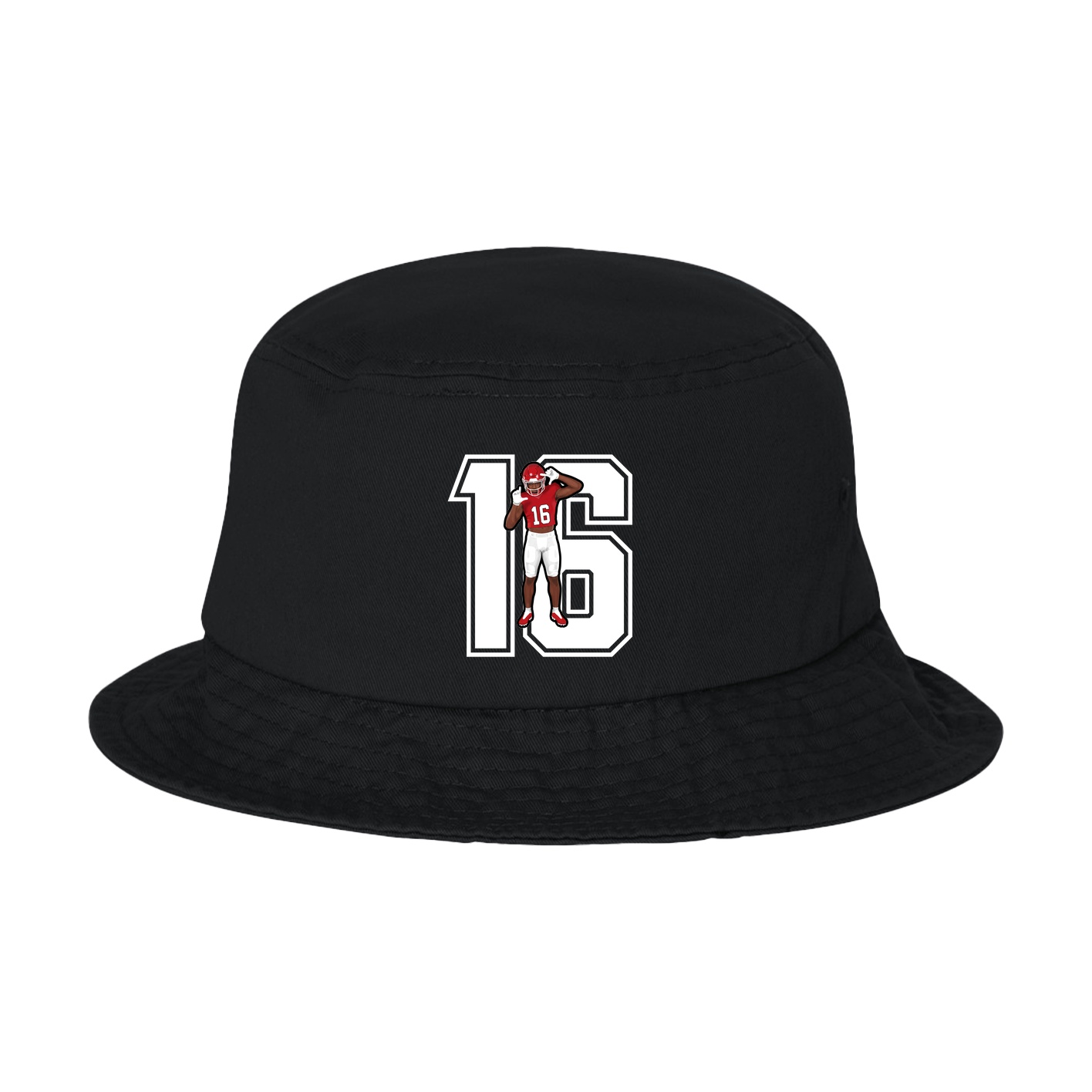 Bucket Cap — Number in Black
