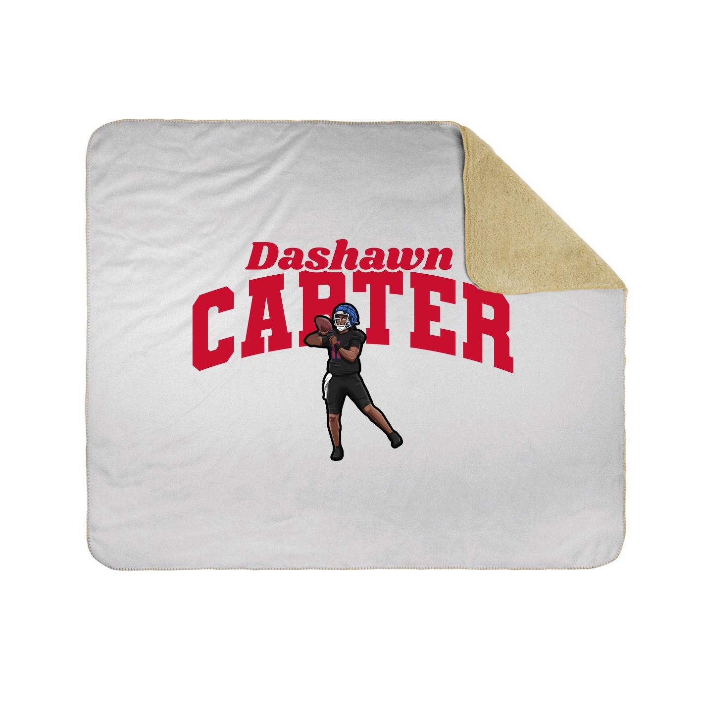 Throw Blanket — Signature Arch in White