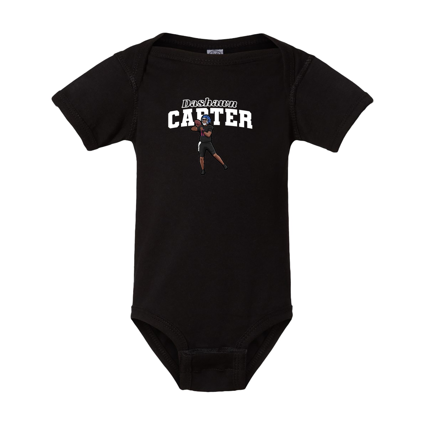 Baby Onesie — Name Arch in Black