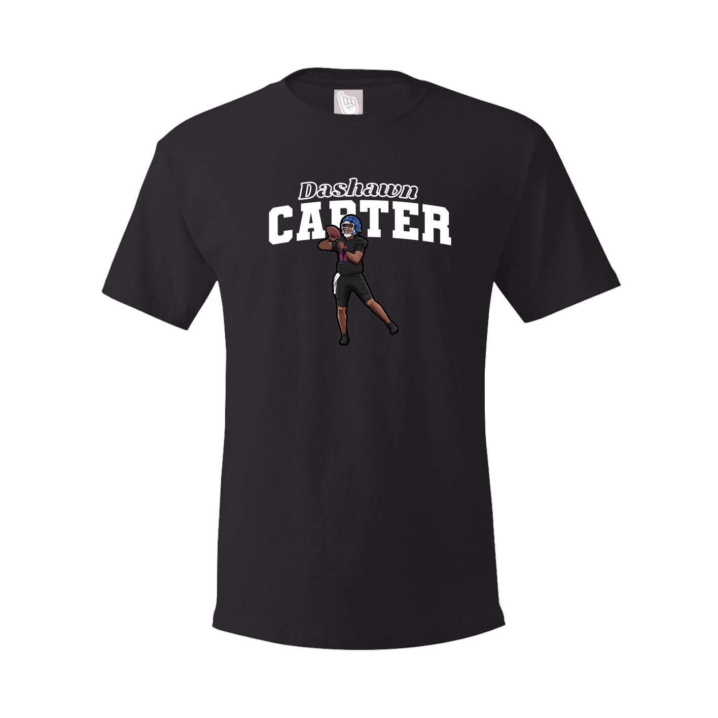 Youth Tee — Name Arch in Black