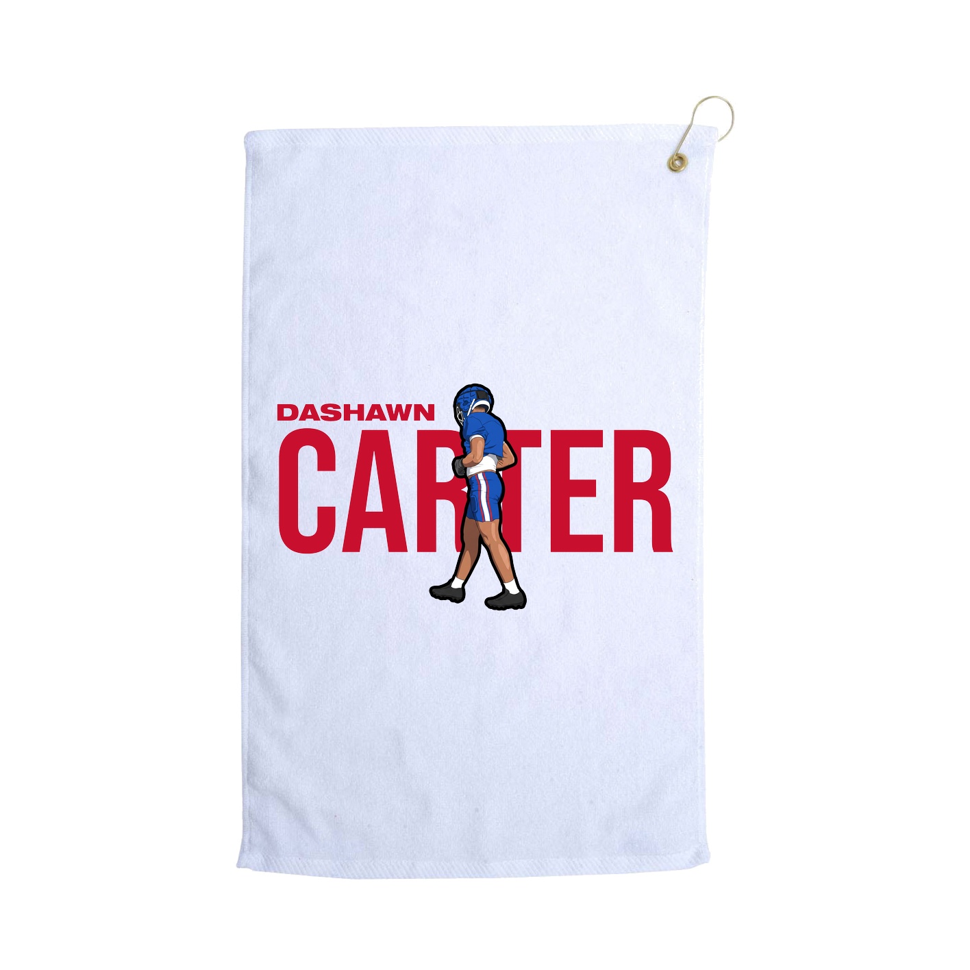 Golf Towel — Player Name in White