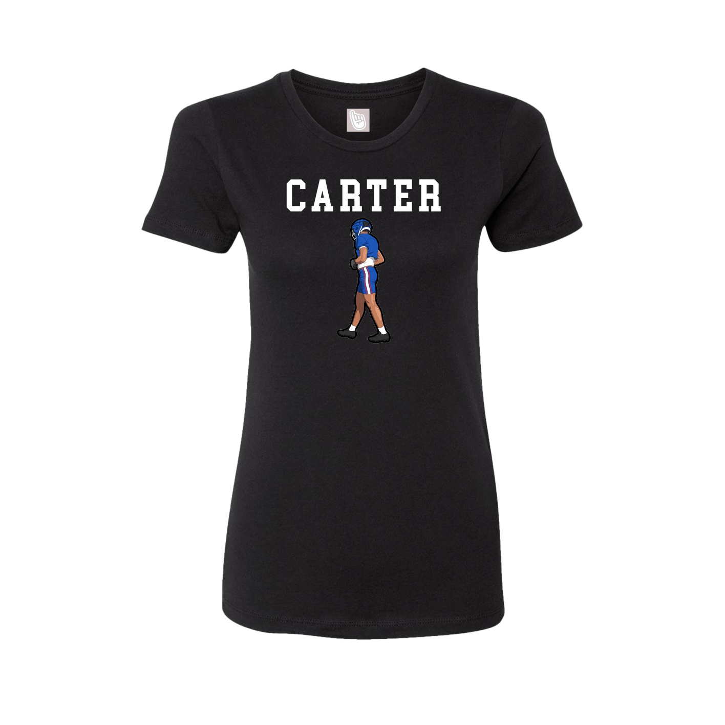 Fitted Women's Tee — Shirsey in Black