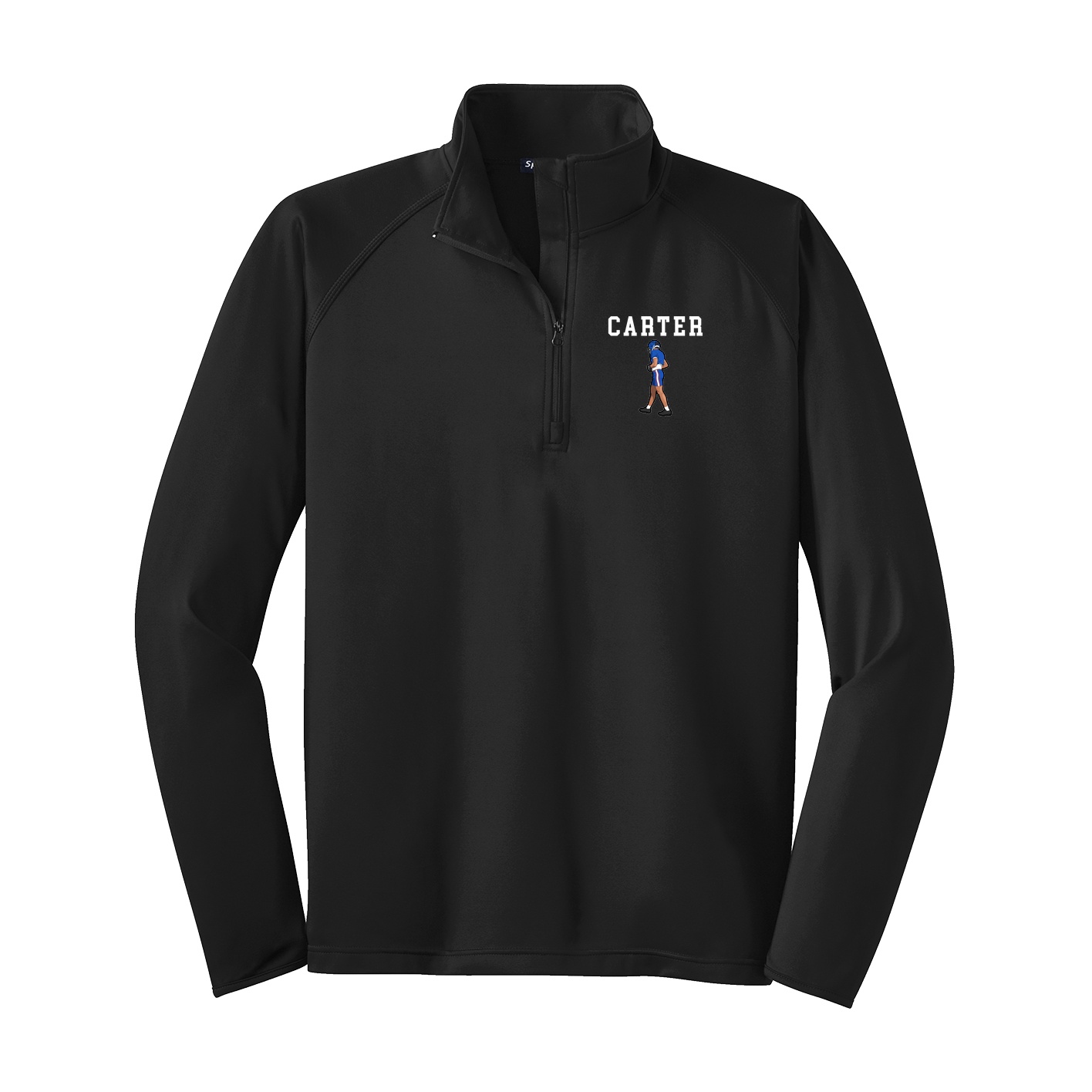 Q-Zip Pullover — Shirsey in Black