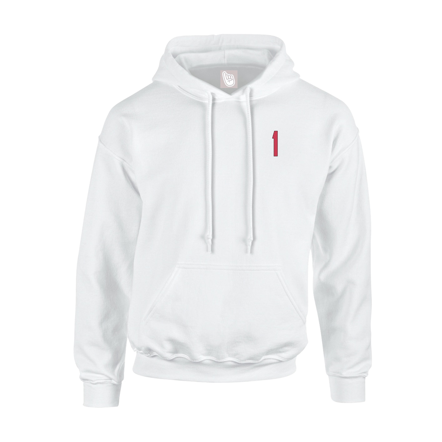Youth Hoodie — Front Shirsy in White