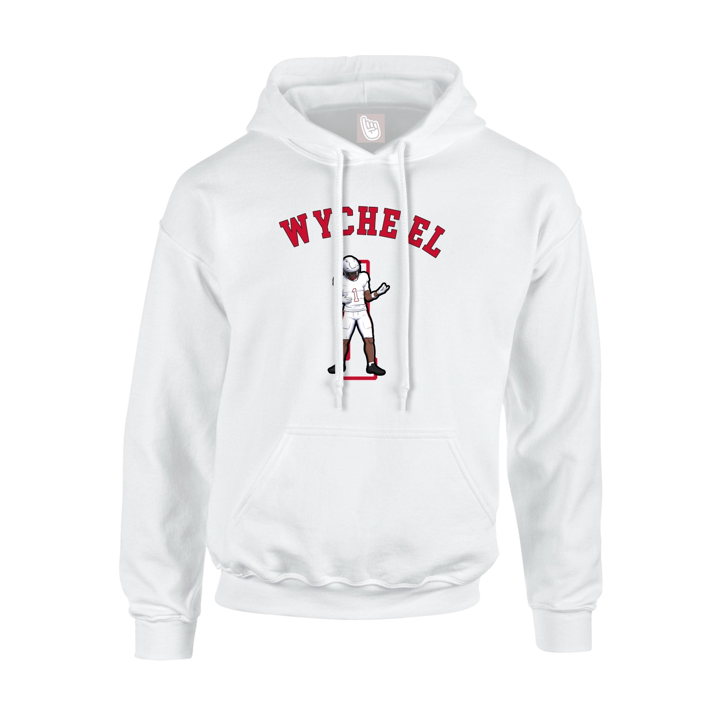 Hoodie — Shirsey Arch in White