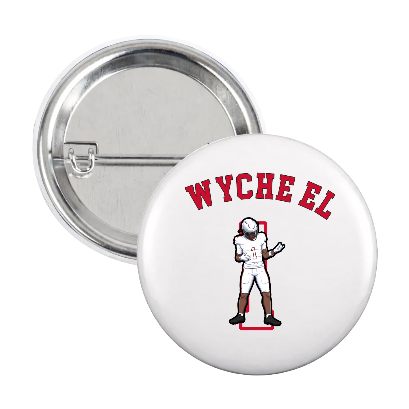 Game Day Button — Shirsey Arch in White