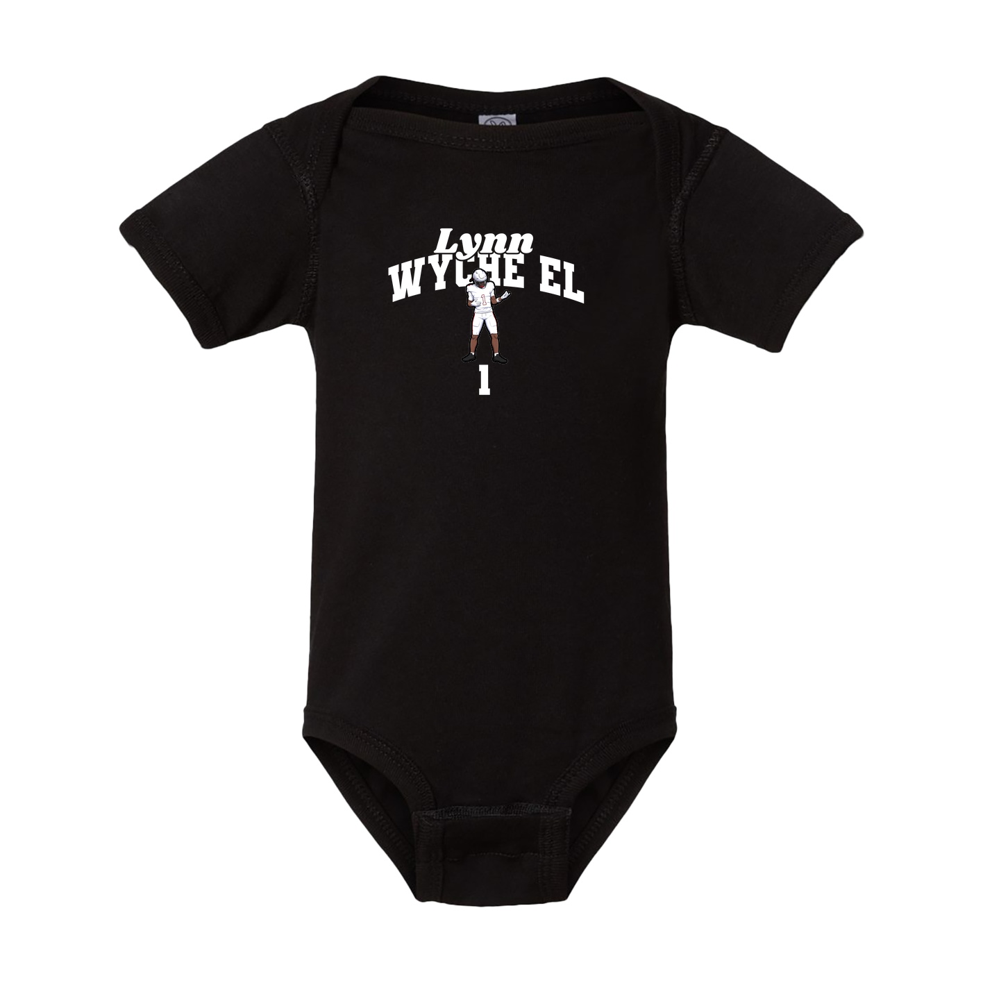 Baby Onesie — Signature Arch in Black
