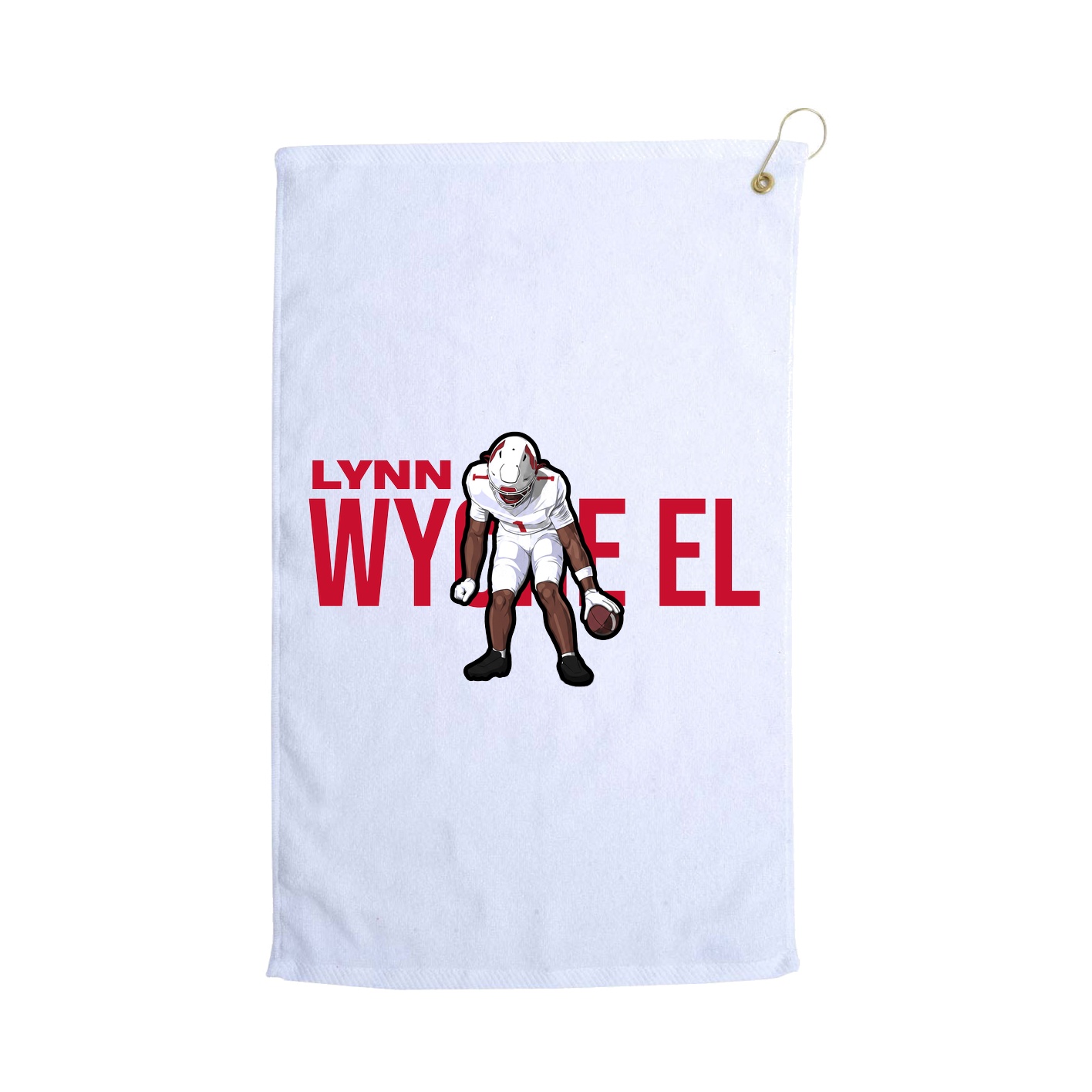 Golf Towel — Player Name in White