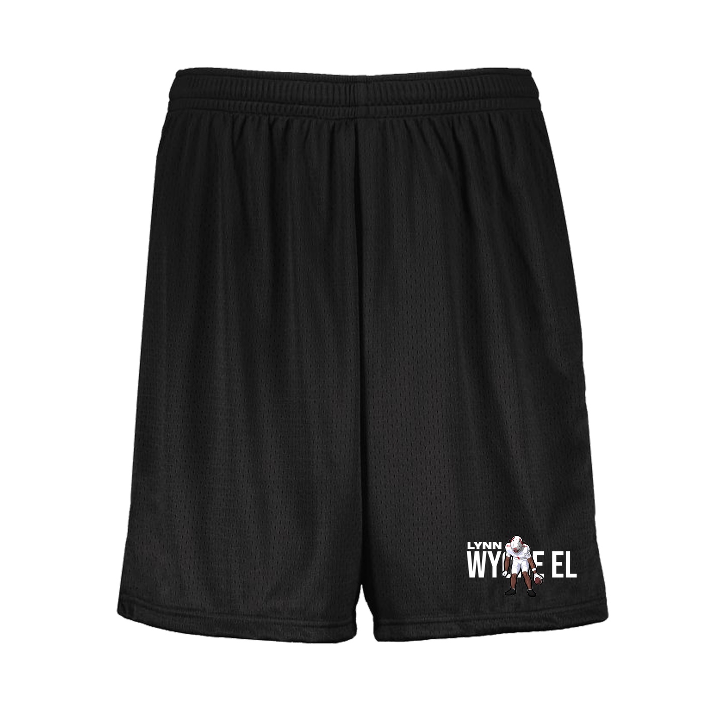 Shorts — Player Name in Black