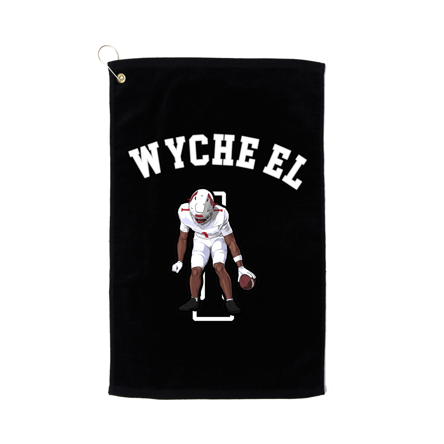 Golf Towel — Shirsey Arch in Black