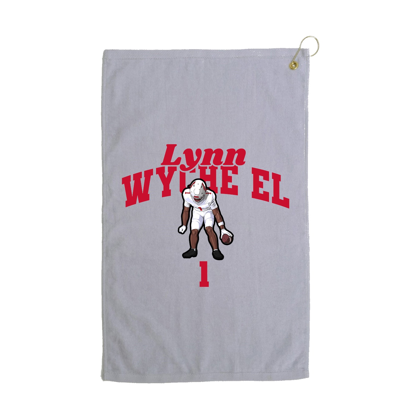 Golf Towel — Signature Arch in Grey