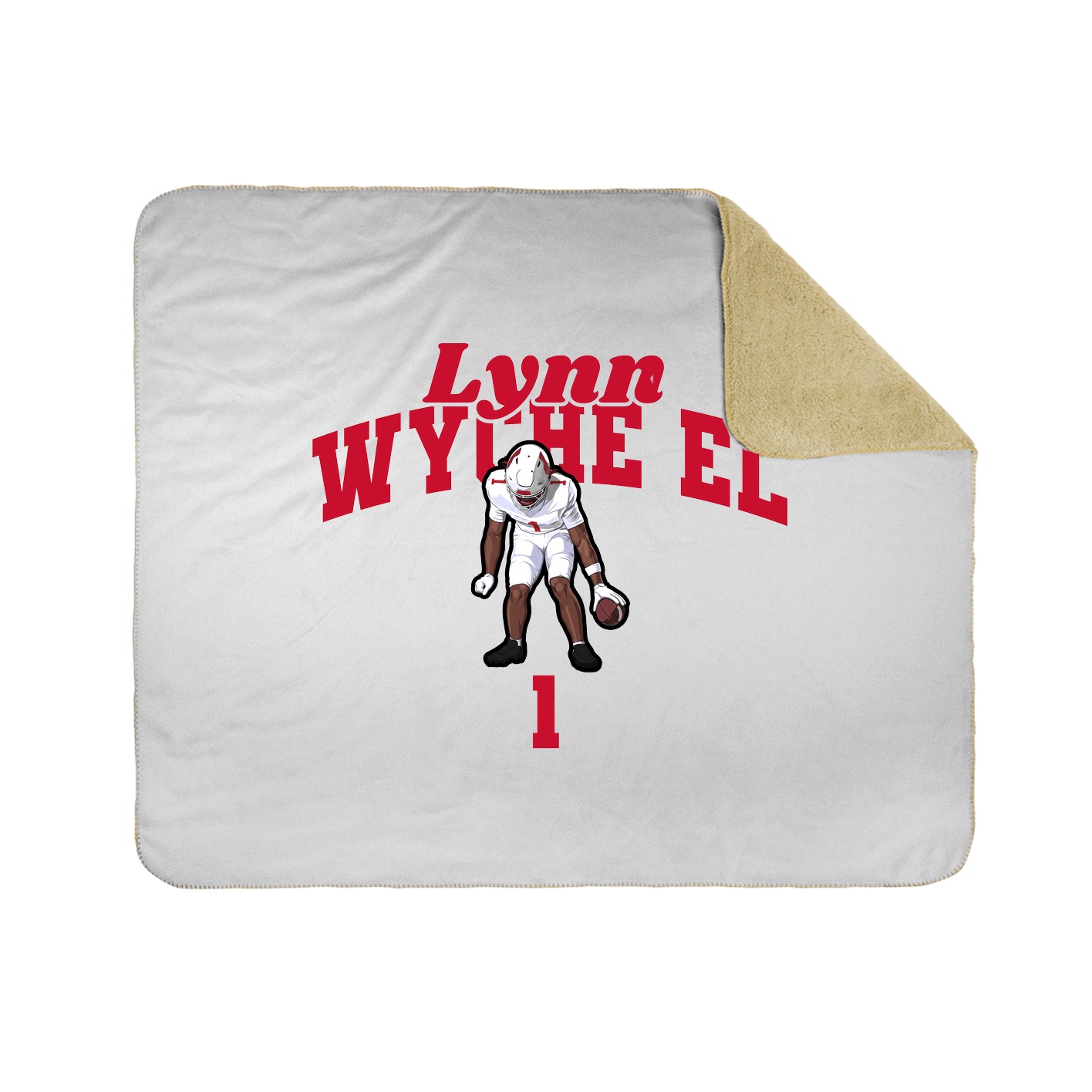 Throw Blanket — Signature Arch in White