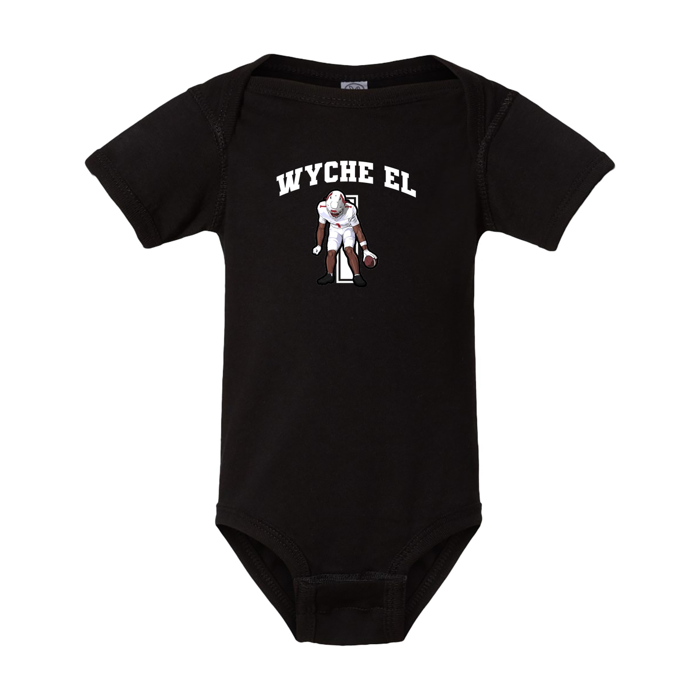 Baby Onesie — Number in Black