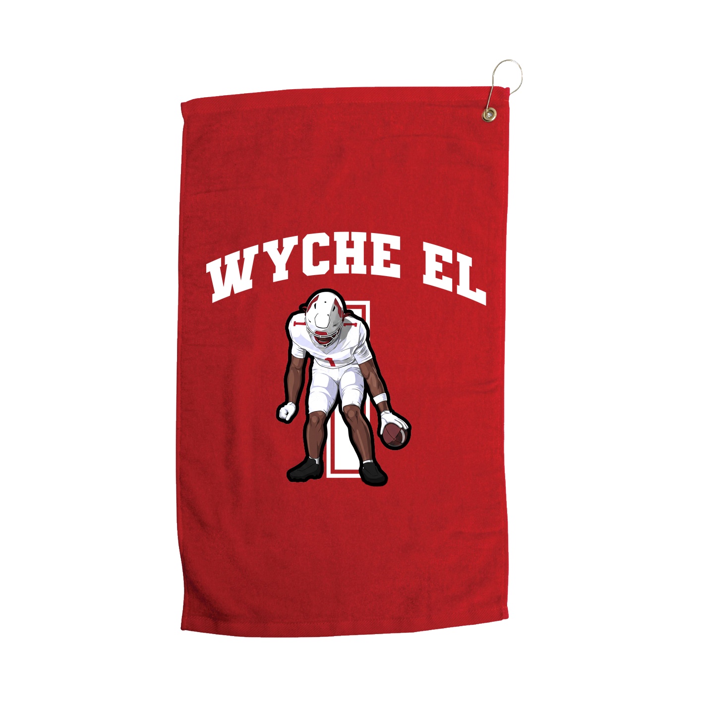 Golf Towel — Number in Red