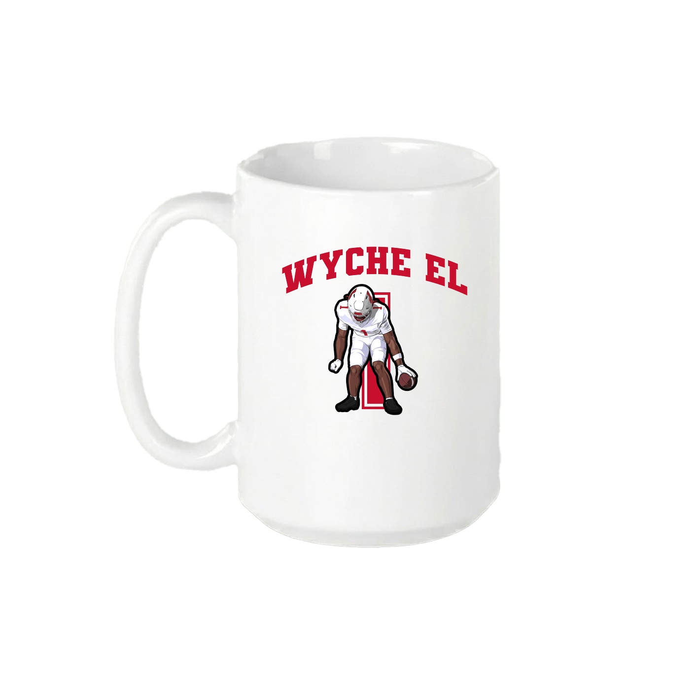 15oz Coffee Mug — Number in White