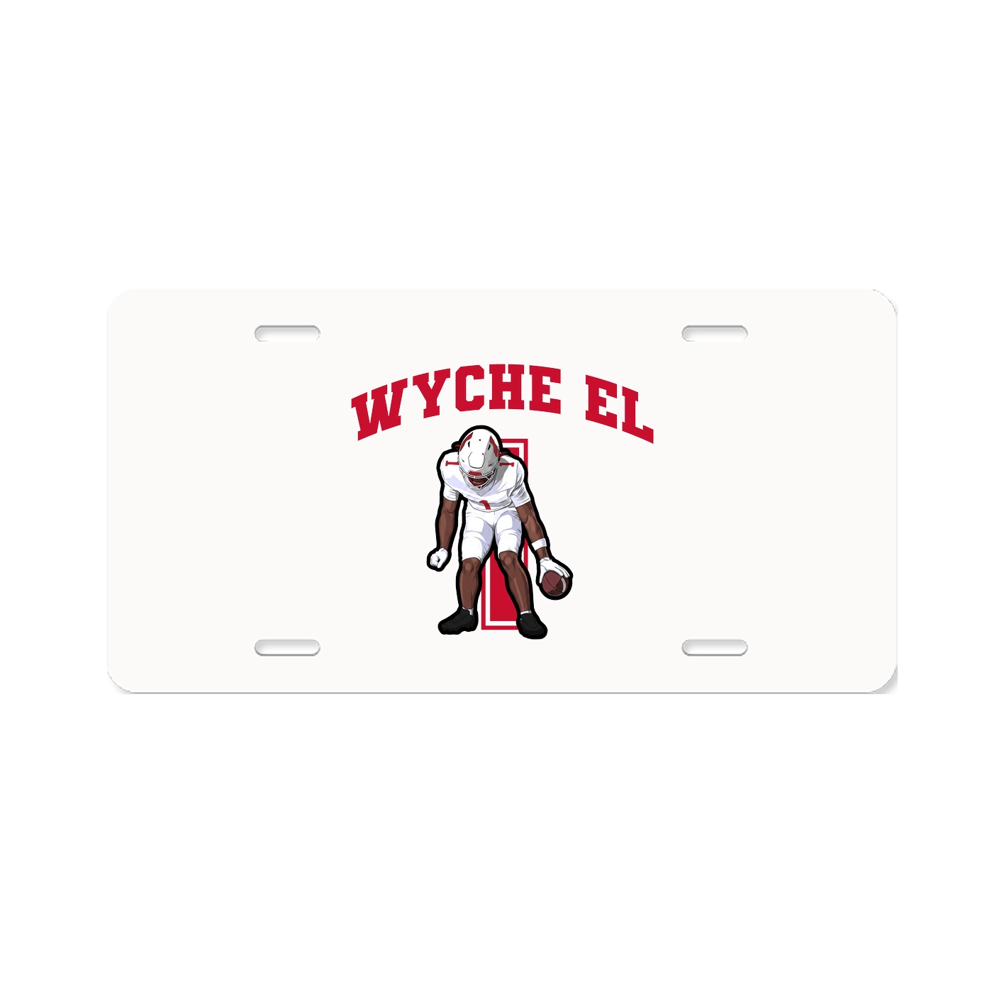License Plate — Number in Classic