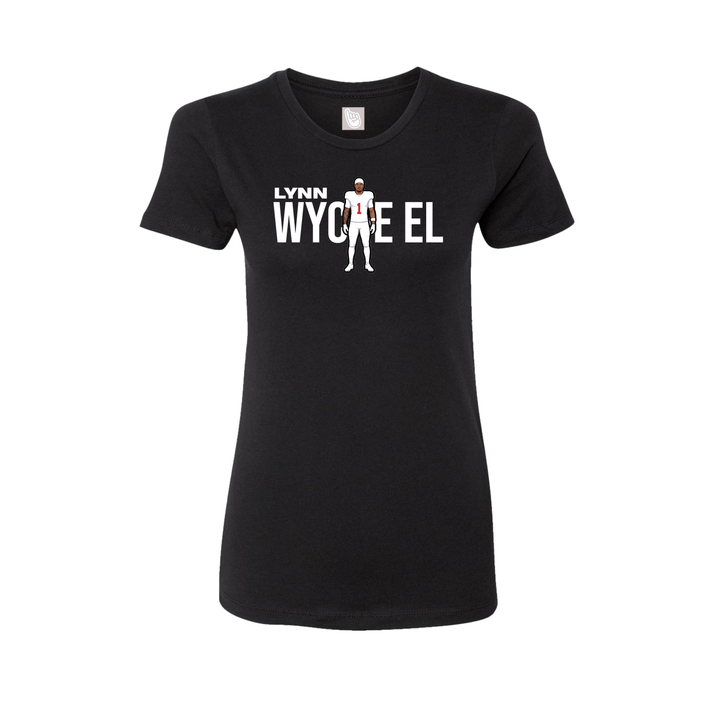 Womens Tee — Player Name in Black