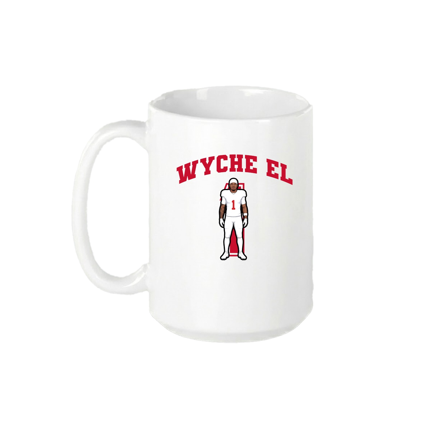 15oz Coffee Mug — Number in White