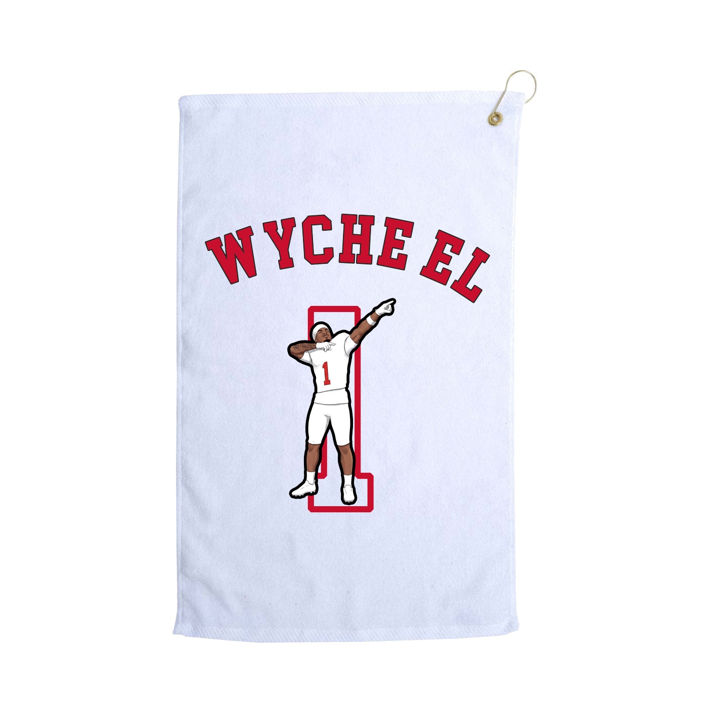 Golf Towel — Shirsey Arch in White