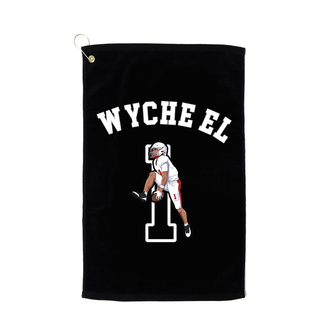 Golf Towel — Shirsey Arch in Black