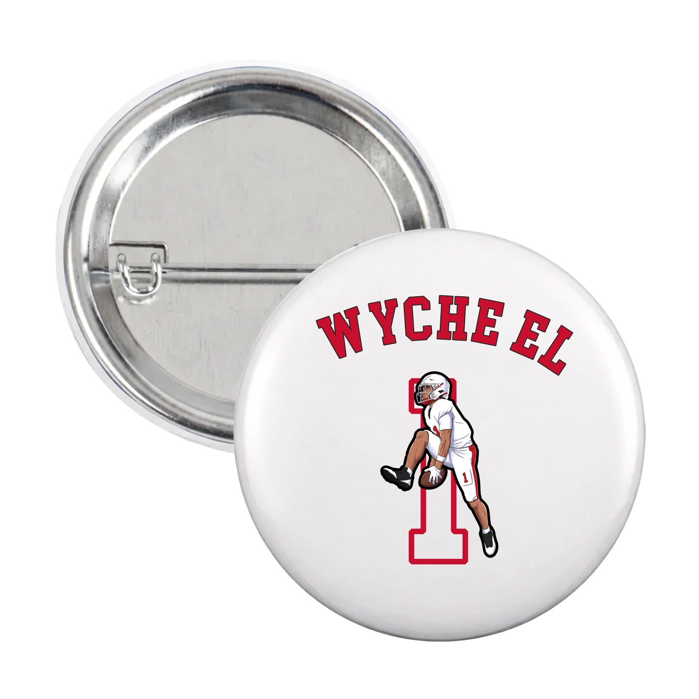 Game Day Button — Shirsey Arch in White