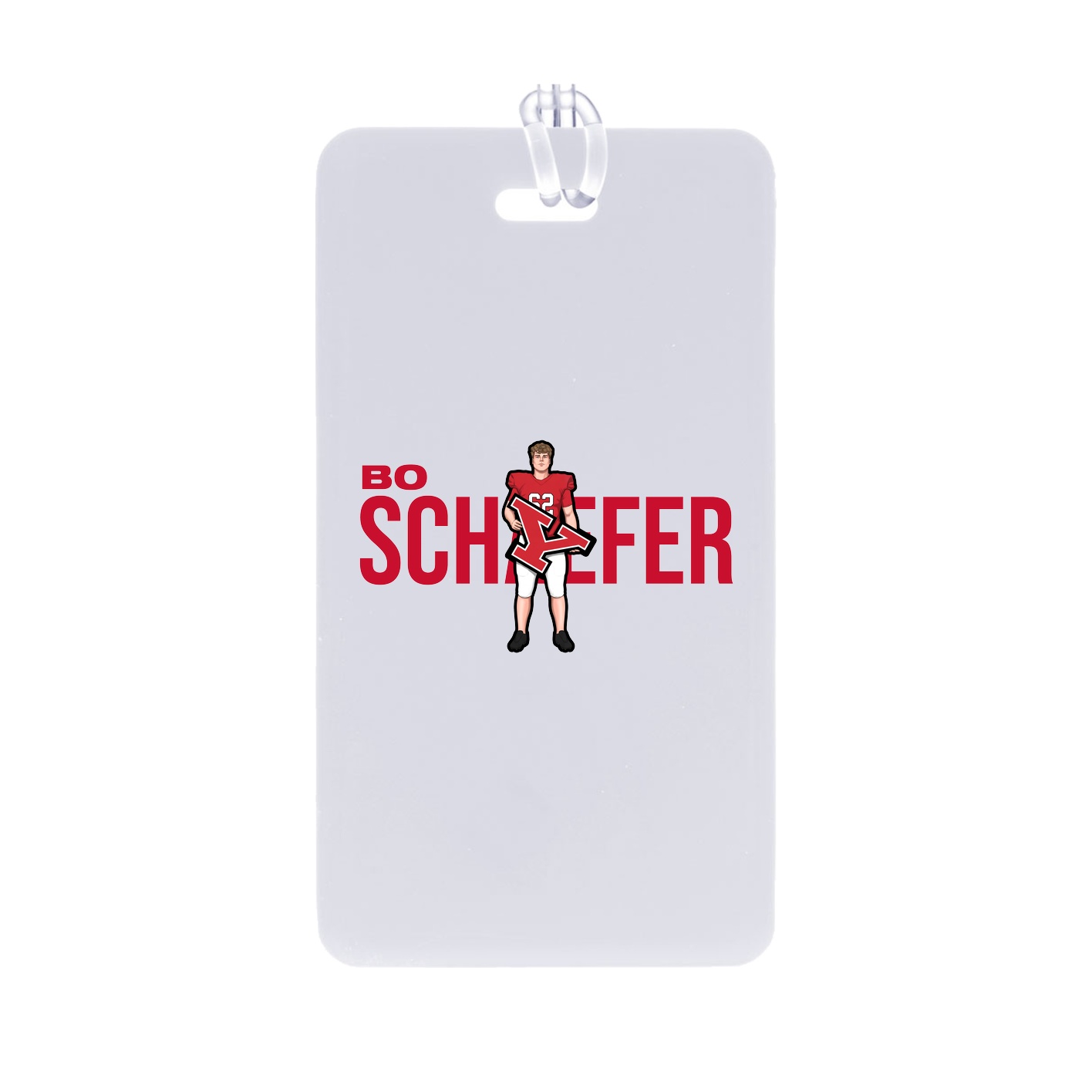 Bag Tag — Player Name in Classic
