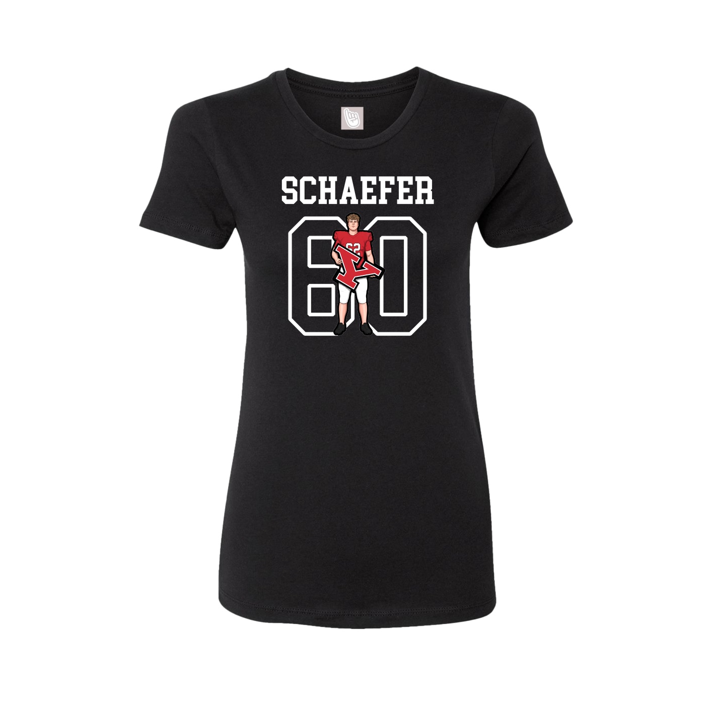 Fitted Women's Tee — Shirsey in Black