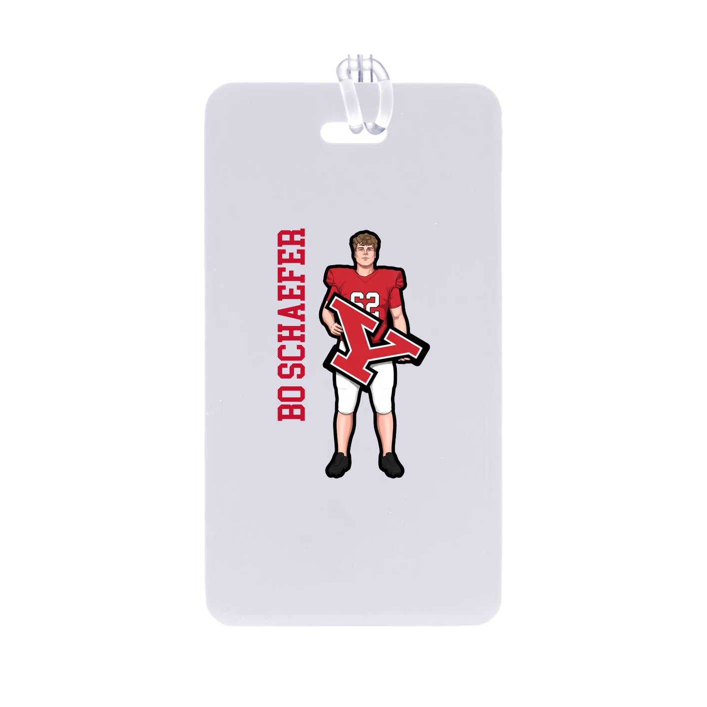 Bag Tag — Name Vertical in Classic